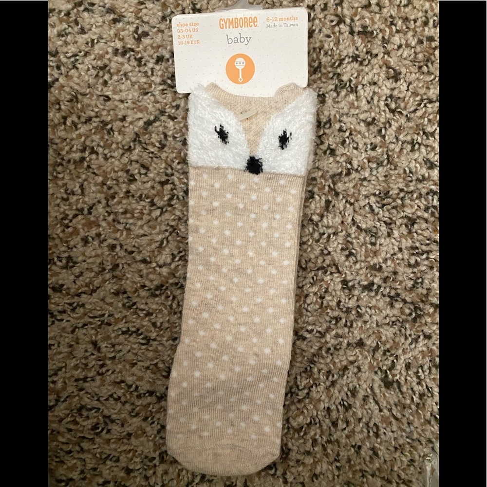 Gymboree Baby Girl 6-12 Months Animal Socks NEW